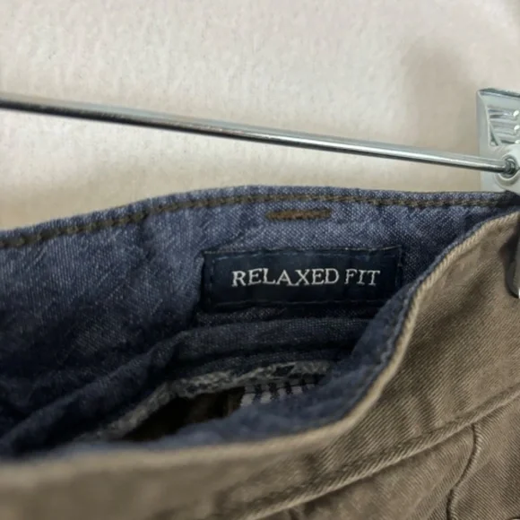 Flag & Anthem Men's Relaxed Fit 38X30 Brown Khaki Chino Pants - Picture 8 of 11